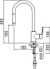 Смеситель Nobili Nobi NB84137/1CR для кухонной мойки