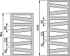 Полотенцесушитель электрический Zehnder Kazeane RK-130-050/GD 0557