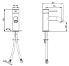 Смеситель для раковины M&Z Ditirambo DRB00208 хром