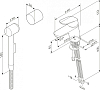 Смеситель Am.Pm Like F8003000 для раковины с гигиеническим душем