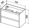 Тумба для комплекта BelBagno KRAFT 39-700/390-2C-SO-RNN rovere nebrasca nature