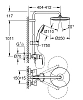 Душевая система Grohe New Tempesta System 26673001 хром