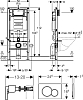 Комплект Система инсталляции для унитазов Geberit Duofix UP320 111.300.00.5 + Подвесной унитаз Villeroy & Boch Venticello 4611RS01 безободковый + Клавиша смыва Geberit Sigma 01 115.770.46.5