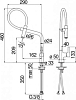 Смеситель для кухни Nobili Lamp MP119400CR, хром