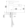 Смеситель для биде Lemark Status LM4408C хром