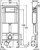 Система инсталляции для унитазов Viega Eco-WC 606688