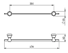 Полотенцедержатель Novaservis Novatorre 3 6326.0 хром