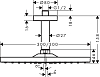 Верхний душ Hansgrohe Raindance E 26250000, хром