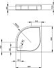 Поддон для душа Radaway Paros A900