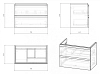 Тумба под раковину Cersanit Moduo SB-SZ-MOD-MO80/Wh белый