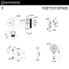Душевая система Whitecross Y YSET10TOPNIB термостат, никель брашированный