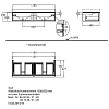 Тумба под раковину 120 см Geberit iCon 841221000, тёмно-серый матовый