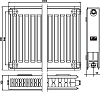 Радиатор стальной Kermi FKO 220930 тип 22