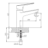 Смеситель для раковины Haiba HB10506 хром