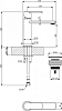 Смеситель для раковины Cezares GLAM-LSM1-01-W0, хром