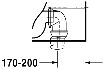 Напольный унитаз Duravit Starck 2 21290900001 с бачком 0933000005