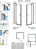 Душевая дверь в нишу 90 см Radaway Fuenta New DWJ 90 L 384013-01-01L стекло прозрачное