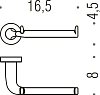 Держатель туалетной бумаги Colombo Design Basic В2708