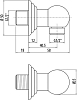 Шланговое подключение Gattoni PD PRARE11V0br бронза