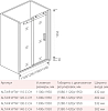 Душевая дверь в нишу 110 см Good Door Altair WTW-110-C-CH АЛ00001 стекло прозрачное