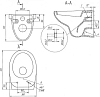 Комплект Cersanit Delfi S-SET-DEL/Vec/TPL/Mo-Cm-w