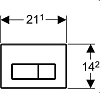 Кнопка смыва Geberit Kappa 50 115.260.46.1 хром
