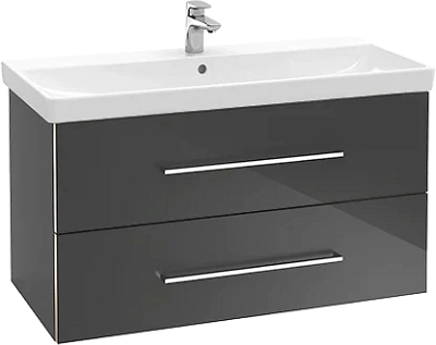 Тумба под раковину Villeroy&Boch Avento A89100B3 черный