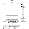 Электрический полотенцесушитель Laris Классик П4 400x500 R 73207641, хром