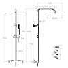 Душевая система Ramon Soler Rs Cross 625403RM300 хром