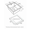 Кухонная мойка Paulmark Lassan LA38-GM серый
