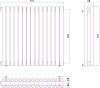 Радиатор стальной Сунержа Эстет 500 15 секций