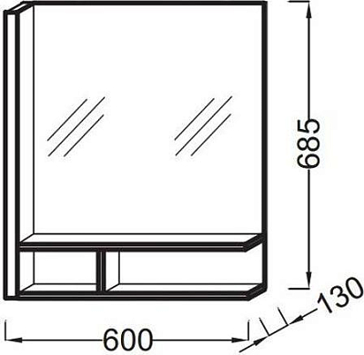 Зеркало с подсветкой Jacob Delafon Terrace EB1180G-NF