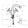 Смеситель для биде Ramon Soler Rs Cross 6203VA1167 хром