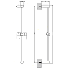 Штанга для душа Gessi Ovale 23144#031, хром