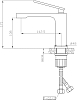 Смеситель для раковины STWORKI Молде ML-01cr