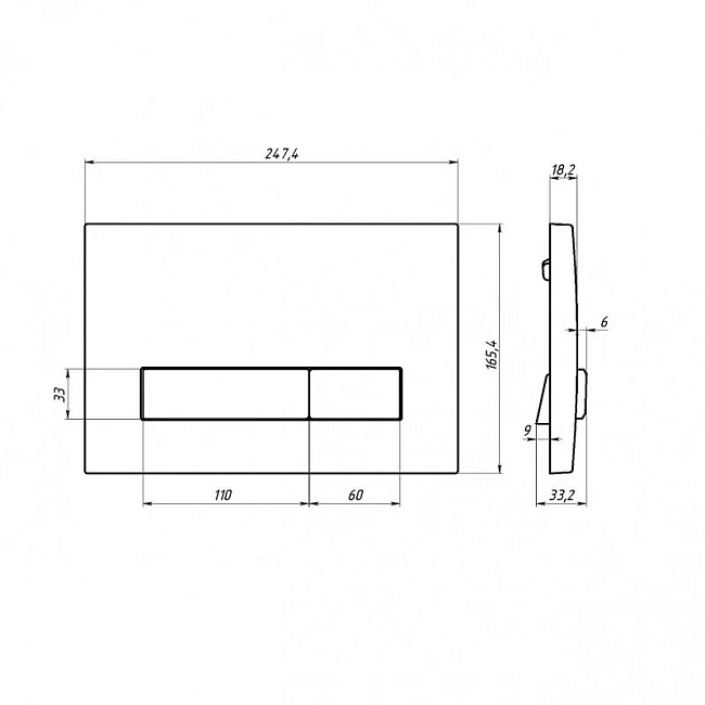 Комплект Berges: инсталляция Berges Аtom Line 043345, с унитазом Floe S Rimless белым, сиденье дюропласт с микролифтом быстросъемное Floe S Slim SO белое, клавиша черная Soft Touch