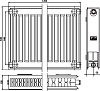 Радиатор стальной Kermi FKO 220512 тип 22