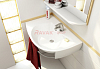 Умывальник Ravak Rosa Comfort Plus L 78х55 XJ0L1100000