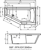 Акриловая ванна Riho Geta 160x90 L B030009005 без гидромассажа