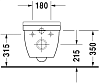 Подвесной унитаз Duravit Starck-3 Rimless 2527090000 безободковый