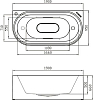 Акриловая ванна Gemy G9541