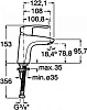 Смеситель для раковины Roca Monodin-N 5A3298C00