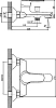 Смеситель для ванны с душем STWORKI Хальмстад XAL-12cr
