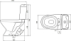 Унитаз-компакт Sturm Wave SW-WA17071-CR