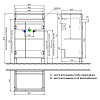 Тумба с раковиной Iddis Zodiac ZOD5ADFi95K