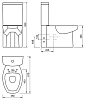 Напольный унитаз Creavit Spark SA311/SA410/IT5030