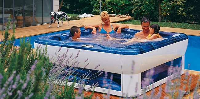 Акриловая ванна Jacuzzi Санторини 225х210 9444-01446+9030-0000 белый