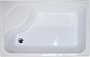 Душевой уголок 100х80 см Royal Bath BP RB8100BP-C-L стекло матовое с поддоном