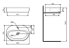 Раковина накладная Santek 1WH501710 белый