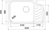 Кухонная мойка Oulin OL-327L